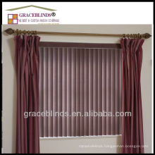 aluminium headrail corld tilter 89mm pvc slats PVC vertical blinds